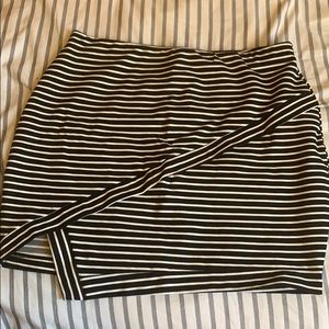 G by guess striped mini skirt